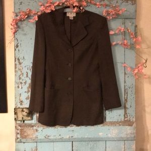 I N C Jacket-silk/wool sm